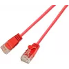 Wirewin Cat6A 10 Gigabit U/UTP Slim patchkaapeli, 0,15 m, punainen SLIM-L-UU-K6A 0.15 RD