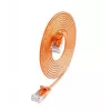 Wirewin SLIM KAT6A 10 Gigabit Light patchkaapeli pyöreä, U/UTP, Ø 3,6 mm, oranssi (SLIM-L-UU-K6A 1.5 OR)