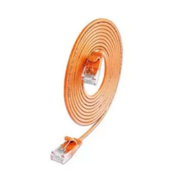 Wirewin SLIM KAT6A 10 Gigabit Light patchkaapeli pyöreä, U/UTP, Ø 3,6 mm, oranssi (SLIM-L-UU-K6A 1.5 OR)