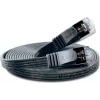 Slim Wirewin SLIM KAT6 Slim patchkaapeli, U/FTP, litteä, musta, 0,75 m PKW-STP-SLIM-KAT6 0.75 SW