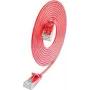 Wirewin SLIM-L-UU-K6A 1.5 RD Cat6a U/UTP Slim Ethernet-patchkaapeli, 10 Gbps, punainen, 1,5 m