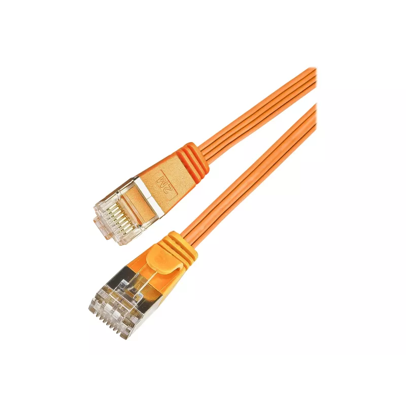 Wirewin SLIM S6 1,5 m oranssi Cat.6 Slim patchkaapeli STP (PIMF) RJ45 PKW-STP-SLIM-KAT6 1.5 OR