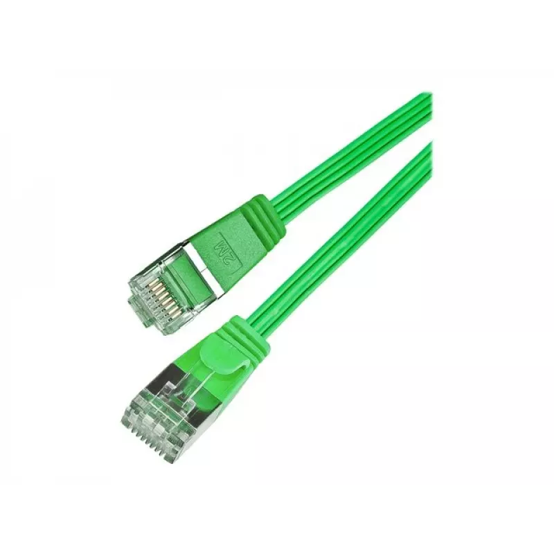 Wirewin SLIM S6 15 GN - Cat.6 SLIM patchkaapeli, STP(PIMF), 15 m, vihreä PKW-STP-SLIM-KAT6 15.0 GN