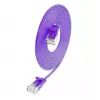 Wirewin SLIM KAT6A 10 Gigabit Light patchkaapeli, U/UTP, Ø 3,6 mm, violetti, 1,5 m SLIM-L-UU-K6A 1.5 VT