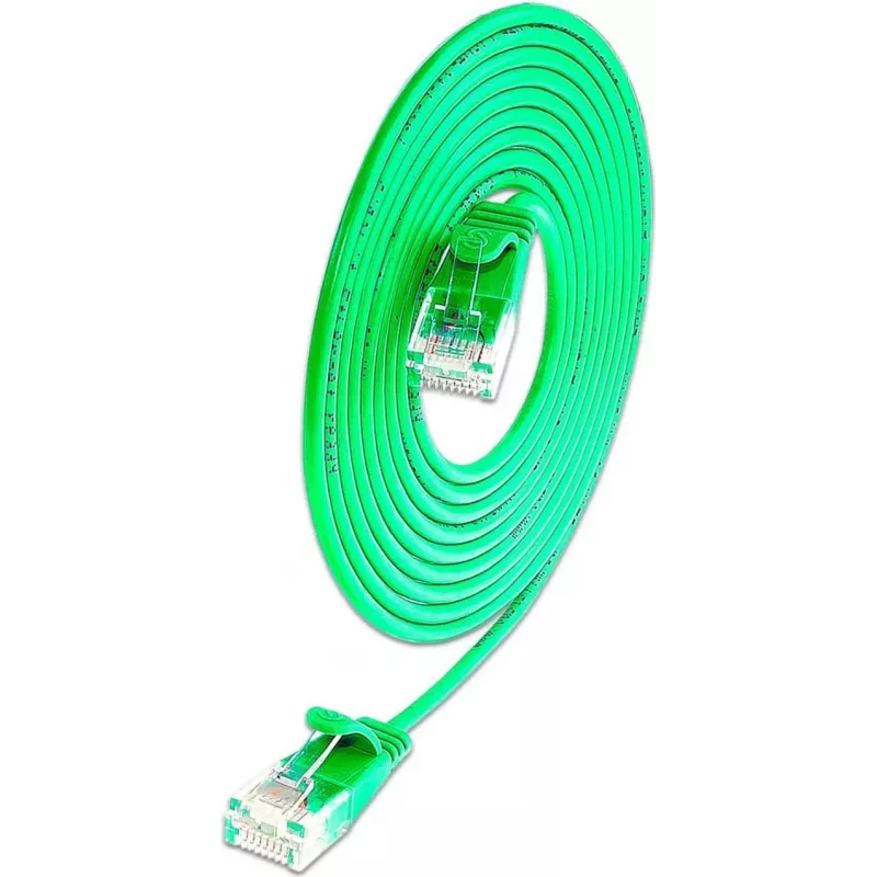 Wirewin Triotronik U/UTP Cat6 patchkaapeli 5 m vihreä RJ45 PKW-LIGHT-K6 5.0 GN