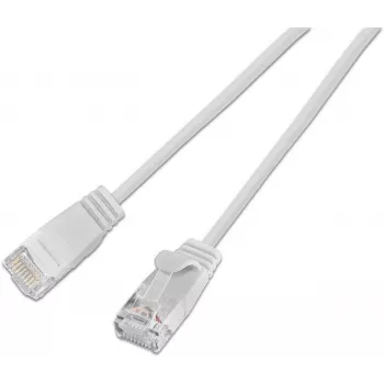 Wirewin SLIM KAT6A 10 Gigabit Light patchkaapeli pyöreä, U/UTP, Ø 3,6 mm, valkoinen (SLIM-L-UU-K6A 2.0 WT)