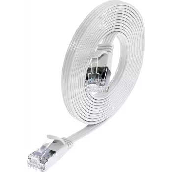 Wirewin SLIM S6 25 WS - Cat.6 SLIM -verkkokaapeli, STP (PIMF), 25 m, valkoinen (PKW-STP-SLIM-KAT6 25.0 WS)