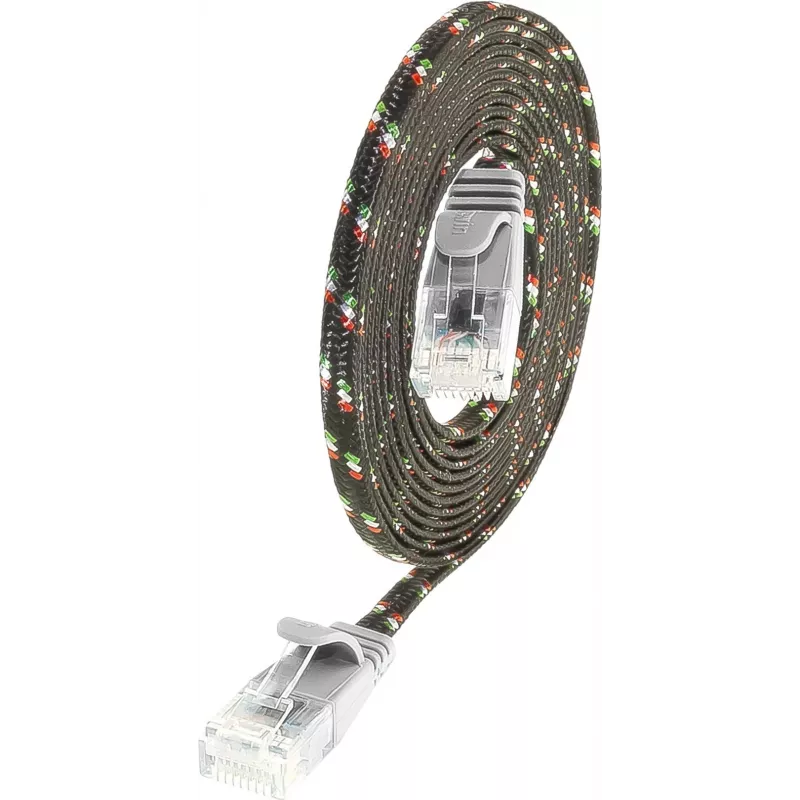 Wirewin Cat.6 SLIM-Tough U/UTP -verkkokaapeli, 0,25 m, harmaa (PKW-TOUGH-K6 0.25)