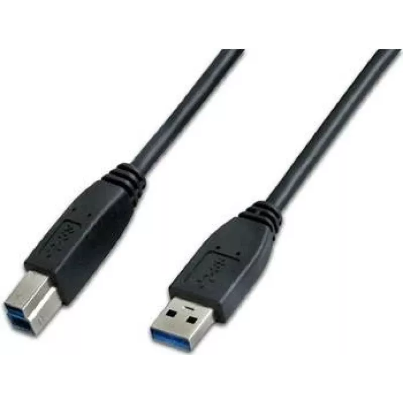 Wirewin USB 3.0 A-B -kaapeli 5 m musta USB 3.0 A-B MM 5.0 SW