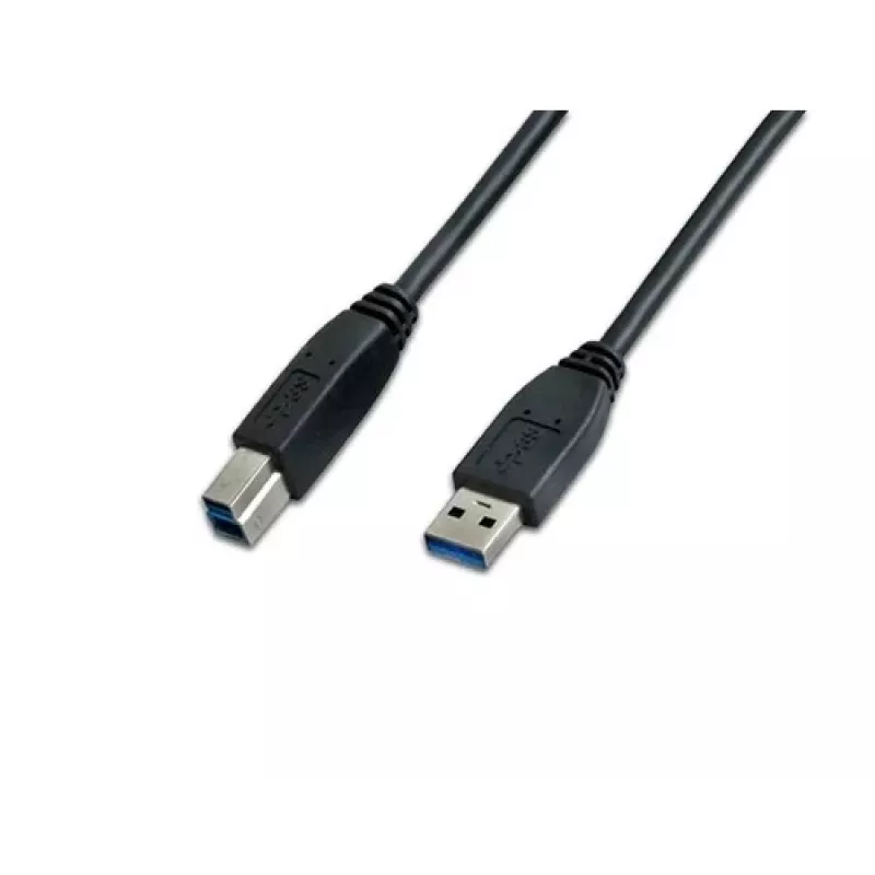 Wirewin USB 3.0 A-B -kaapeli 5 m musta USB 3.0 A-B MM 5.0 SW