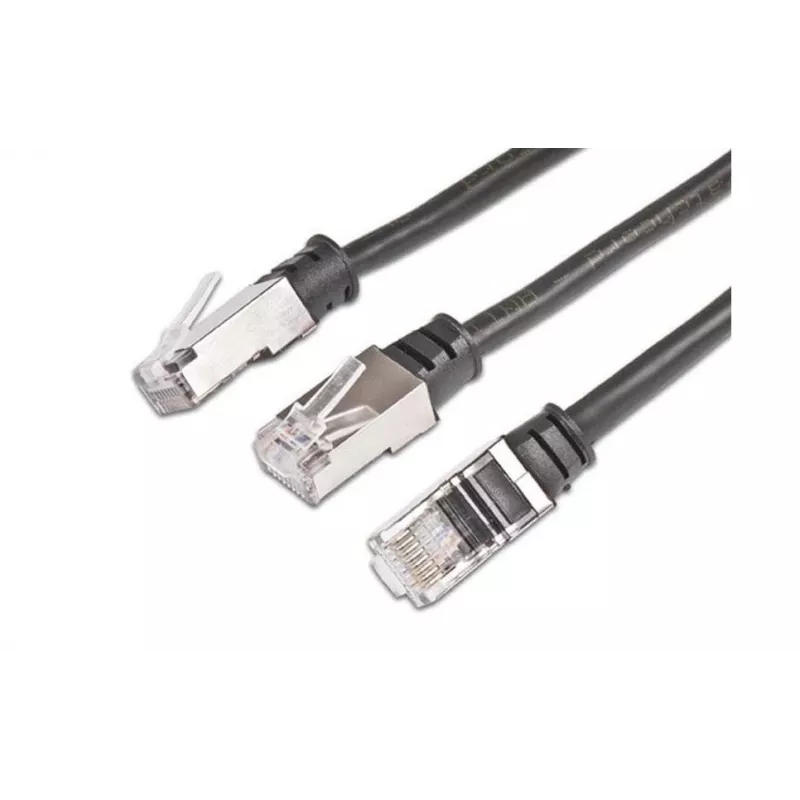 Wirewin PKW-OUT-K5E 10.0 Cat5e U/FTP -patchkaapeli, RJ45, musta, 10 m