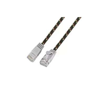 Wirewin SLIM UT6 10 GR - Cat.6 Slim Tough -kaapeli, U/UTP, 10 m, harmaa (PKW-TOUGH-K6 10.0)