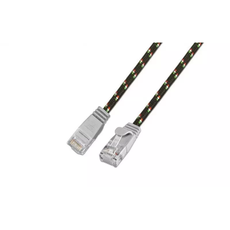 Wirewin SLIM UT6 10 GR - Cat.6 Slim Tough -kaapeli, U/UTP, 10 m, harmaa (PKW-TOUGH-K6 10.0)