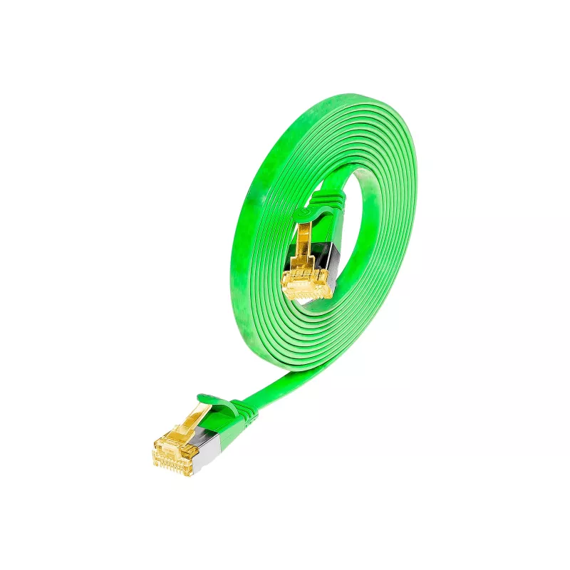 Wirewin SLIM Cat6a U/FTP -patchkaapeli, RJ45, 2 m, vihreä PKW-STP-SLIM-K6A 2.0 GN