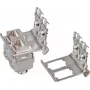 Wirewin DIN-kiskopidike 2 Keystone-liittimelle, metallinen Keystone-järjestelmä (WKS DIN RAIL HOLDER 2)