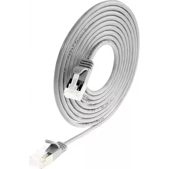 Wirewin Cat 6a U/FTP Slim -patchkaapeli, harmaa, 7,0 m PKW-LIGHT-STP-K6A 7.0