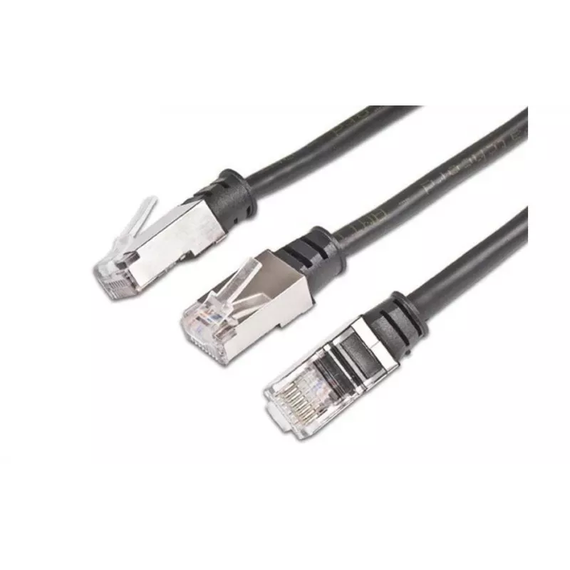 Wirewin PKW-OUT-K5E 0,3 verkkokaapeli, musta, 0,3 m, Cat5e, U/FTP (STP), RJ45