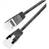 Wirewin Cat 6a U/FTP Slim Ethernet-patchkaapeli, RJ45, 1 m, musta PKW-LIGHT-STP-K6A 1.0 SW