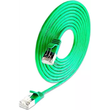 Wirewin Light -patchkaapeli pyöreä U/FTP Cat 6a vihreä 0,5 m ohut joustava PoE PKW-LIGHT-STP-K6A 0.5 GN