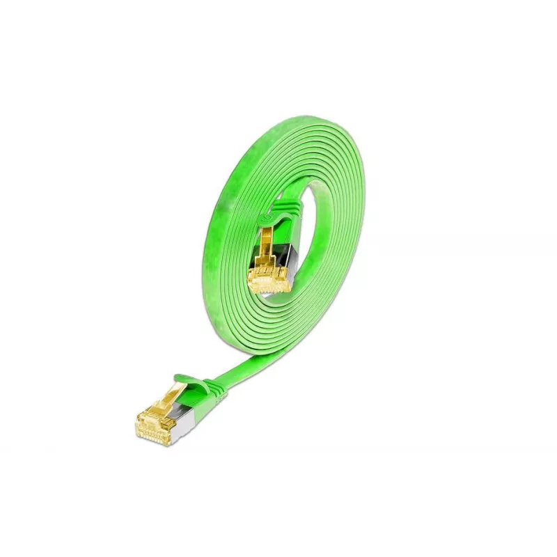 Wirewin Cat6a U/FTP Slim -patchkaapeli RJ45 - 1,5 m, vihreä PKW-STP-SLIM-K6A 1.5 GN