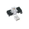 Wirewin WKS JACK KAT6A UTP Keystone-moduuli, suojaamaton, RJ45, työkaluton, valkoinen