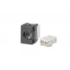 Wirewin WKS JACK KAT6A UTP Keystone-moduuli, suojaamaton, RJ45, työkaluton, valkoinen