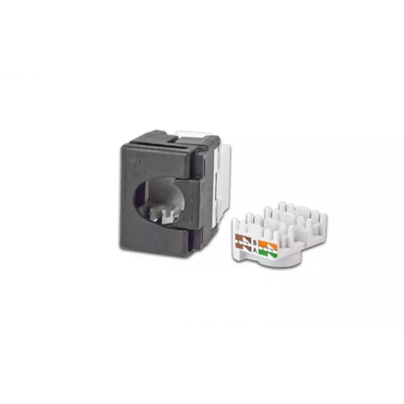 Wirewin WKS JACK KAT6A UTP Keystone-moduuli, suojaamaton, RJ45, työkaluton, valkoinen