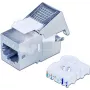 Wirewin Cat6A 10 Gigabit Ethernet Keystone-moduuli, suojattu, työkaluton, Keystone-järjestelmä (WKS JACK STP KAT6A)