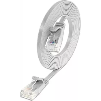 Wirewin Cat.6 Slim -patchkaapeli U/UTP 0,75 m valkoinen PKW-SLIM-KAT6 0.75 WS