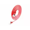 Wirewin Light -patchkaapeli pyöreä U/FTP Cat 6a punainen 1,5 m ohut joustava PoE (PKW-LIGHT-STP-K6A 1.5 RT)