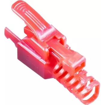 Wirewin MOD SL KAT6A STP 10 RT RJ-45-liitin, Cat.6A, STP, työkaluton, punainen, 10 kpl:n pakkaus
