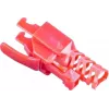 Wirewin MOD SL KAT6A STP 10 RT RJ-45-liitin, Cat.6A, STP, työkaluton, punainen, 10 kpl:n pakkaus