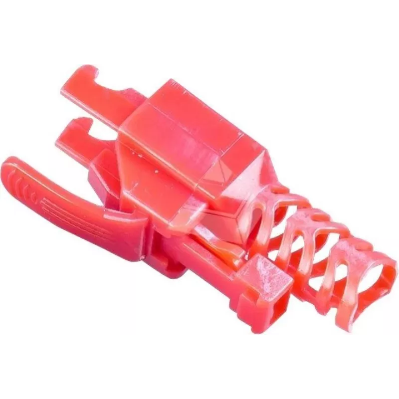 Wirewin MOD SL KAT6A STP 10 RT RJ-45-liitin, Cat.6A, STP, työkaluton, punainen, 10 kpl:n pakkaus
