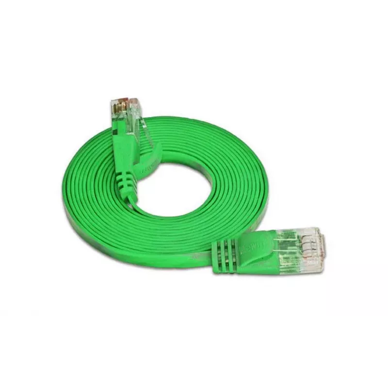 Wirewin Cat.6 ohut Ethernet patch-kaapeli U/UTP 5 m vihreä PKW-SLIM-KAT6 5.0 GN