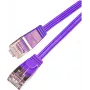 Wirewin SLIM S6 025 VT - Cat.6 SLIM patch-kaapeli, STP(PIMF), 0,25 m, violetti PKW-STP-SLIM-KAT6 0.25 VT