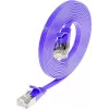Wirewin SLIM S6 025 VT - Cat.6 SLIM patch-kaapeli, STP(PIMF), 0,25 m, violetti PKW-STP-SLIM-KAT6 0.25 VT