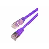 Wirewin SLIM S6 025 VT - Cat.6 SLIM patch-kaapeli, STP(PIMF), 0,25 m, violetti PKW-STP-SLIM-KAT6 0.25 VT
