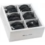 Wirewin SLIM-LS-K6A 3.0 BK 36 - 10 Gigabit Cat6a ohut Ethernet patch-kaapeli, 3 m, musta, 36 kpl:n pakkaus