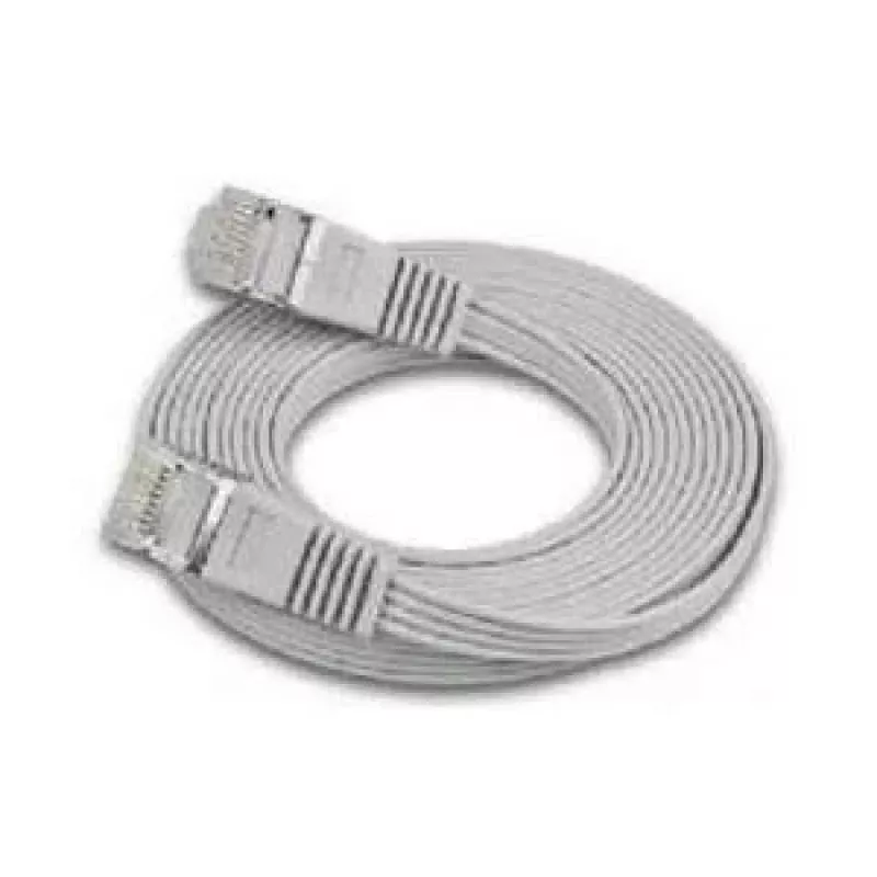 Wirewin Triotronik Cat 6 ohut Ethernet patch-kaapeli, 0,5 m, RJ-45 pistoke/pistoke, U/FTP (STP), harmaa PKW-STP-SLIM-KAT6 0.5