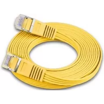 Wirewin Triotronik Cat6 U/FTP ohut Ethernet patch-kaapeli, 3 m, keltainen PKW-STP-SLIM-KAT6 3.0 GE