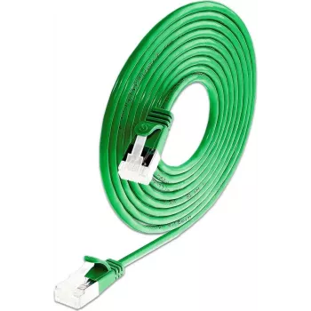 Wirewin Cat6a U/FTP ohut Ethernet patch-kaapeli, 10 Gbps, vihreä, 0,15 m PKW-LIGHT-STP-K6A 0.15 GN