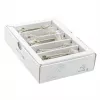Wirewin SLIM KAT6A 10 Gigabit Light -verkkokaapeli, 0,1m, U/FTP, Ø3,8mm, harmaa, 50 kpl:n pakkaus (SLIM-LS-K6A 0.1 50)