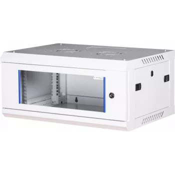 Wirewin 19 tuuman seinäkotelo, yksiosainen, Pro 3. sukupolvi, 600x600 mm, vaaleanharmaa (WCAB PS3 600X600X4U)