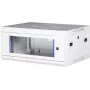 Wirewin 19 tuuman seinäkotelo, yksiosainen, Pro 3. sukupolvi, 600x600 mm, vaaleanharmaa (WCAB PS3 600X600X4U)