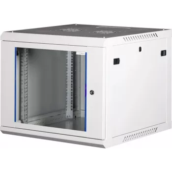 Wirewin 19 tuuman seinäkotelo, yksiosainen, Pro 3. sukupolvi, 600x600 mm, vaaleanharmaa (WCAB PS3 600X600X4U)