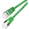 Wirewin SLIM-LS-K6A 0,25 GN 50 Cat6A U/FTP ohut patch-kaapeli, 0,25 m, vihreä, 50 kpl:n pakkaus