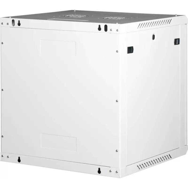 Wirewin 19 tuuman seinäkotelo, yksiosainen, Pro 3. sukupolvi, Flat-Pack, 600x600 mm, vaaleanharmaa (WCAB PS3 600X600X12U FP)