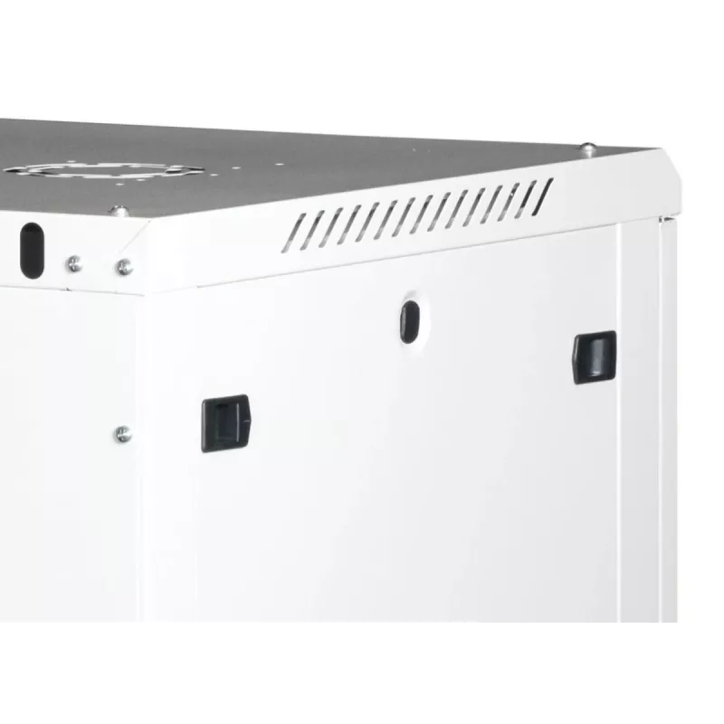 Wirewin 19 tuuman seinäkotelo, yksiosainen, Pro 3. sukupolvi, Flat-Pack, 600x600 mm, vaaleanharmaa (WCAB PS3 600X600X12U FP)