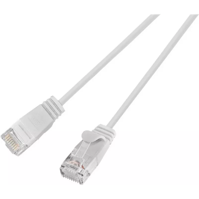 Wirewin SLIM UL6 10 WS - Cat.6 Slim-Light -patchkaapeli, U/UTP, 10 m, valkoinen PKW-LIGHT-K6 10.0 WS