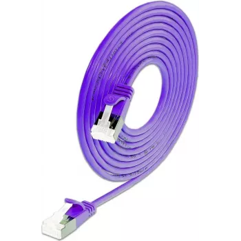 Wirewin Cat.6A 10 Gigabit Slim -patchkaapeli U/FTP, 0,25 m, violetti PKW-LIGHT-STP-K6A 0.25 VT